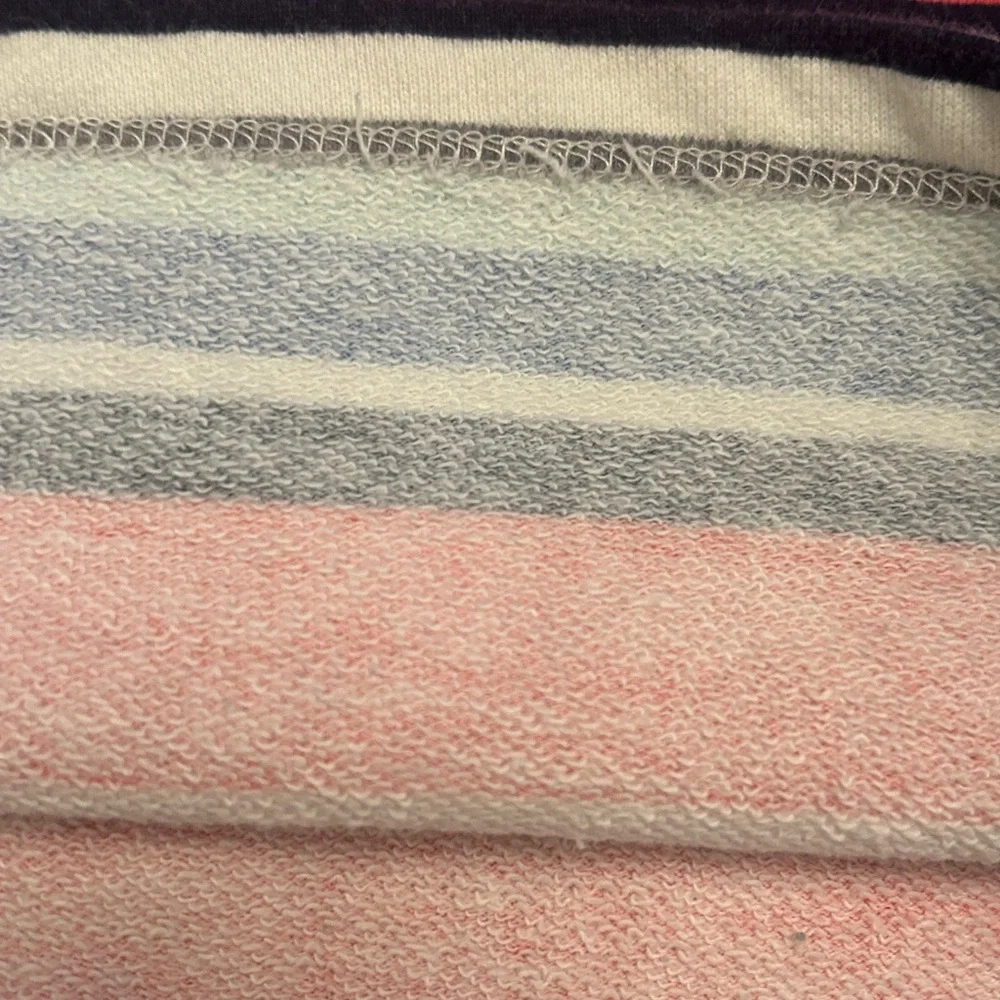 Gymboree striped sweatshirt A line dress. Vibrant pinks and blues. Size 5 Nice!